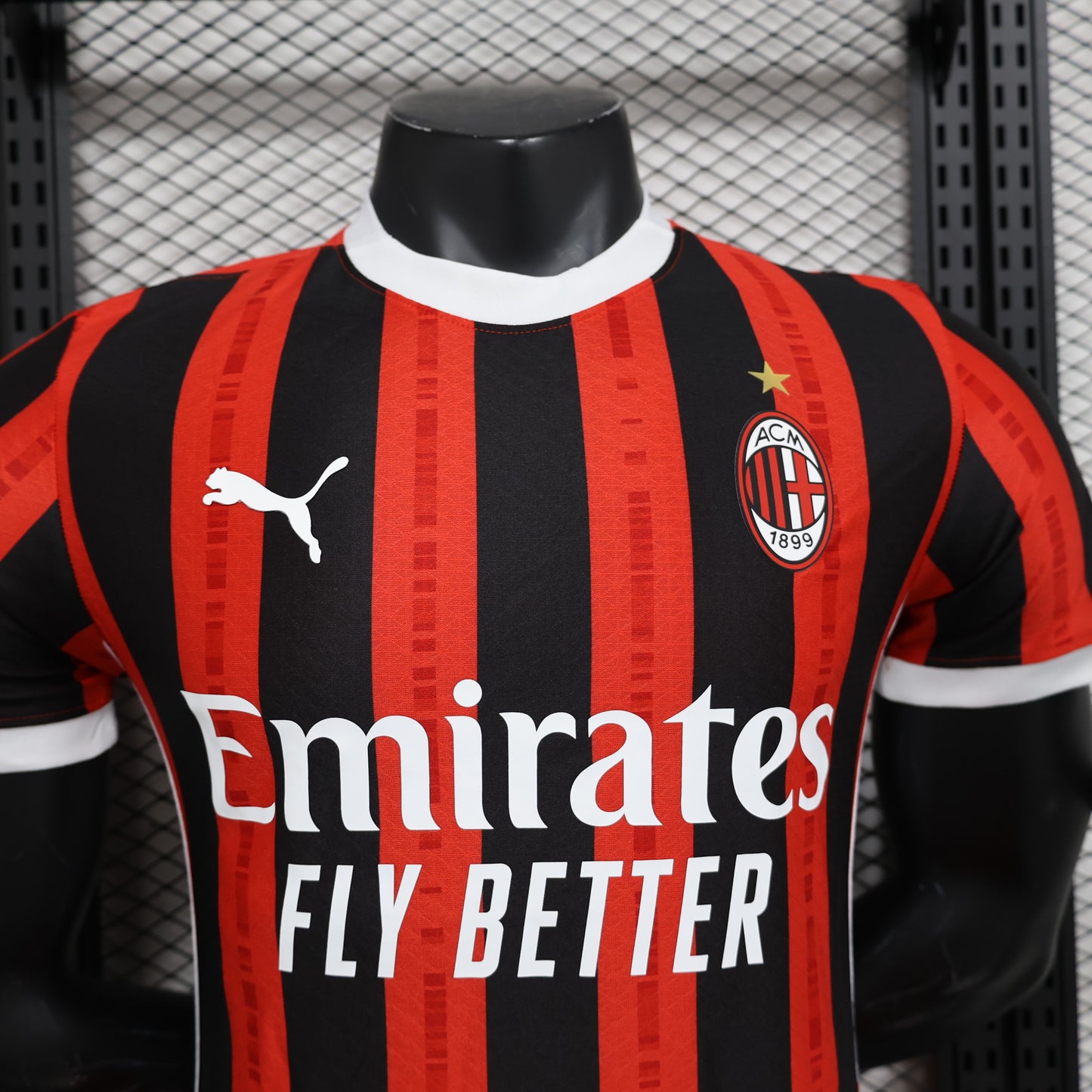 Maillot Domicile AC Milan 2024/2025 Joueur S-3XL