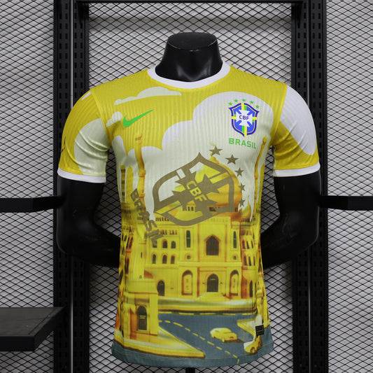 2024 Maillot Joueur Brazil Spécial Edition S-XXL