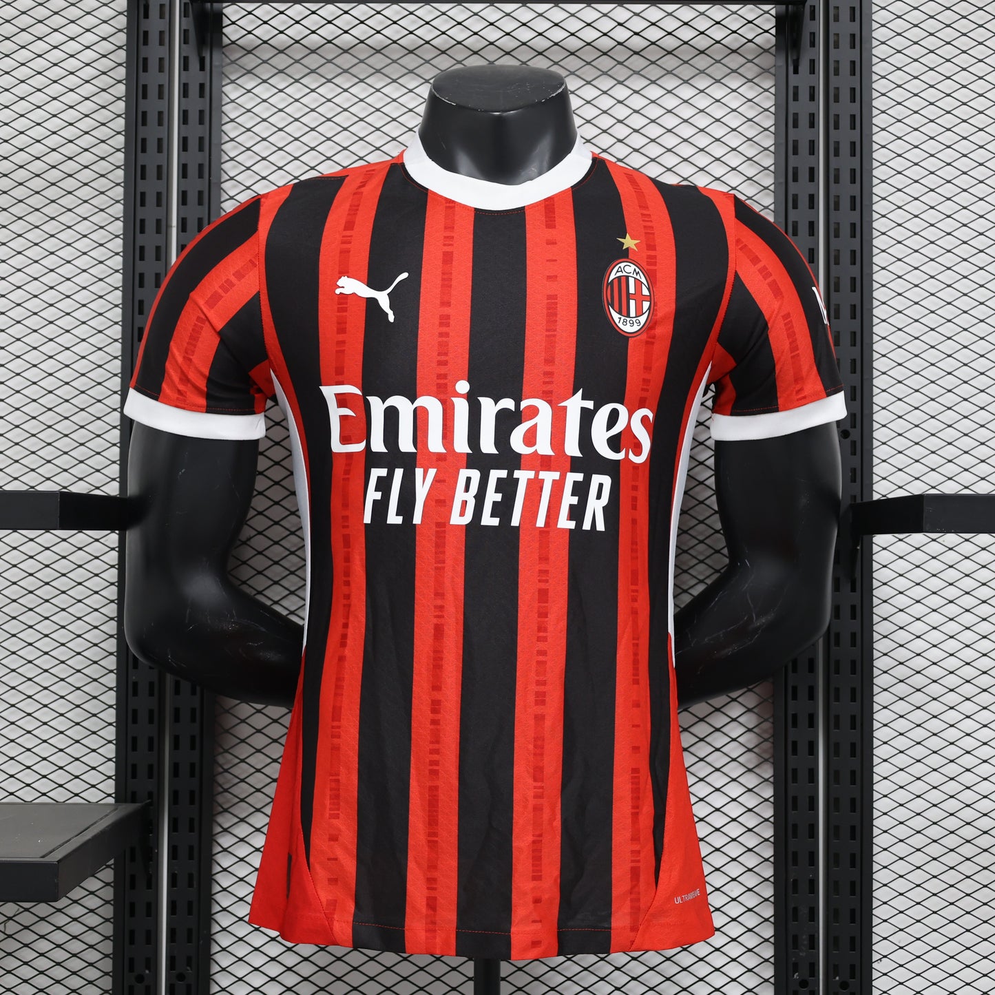 Maillot Domicile AC Milan 2024/2025 Joueur S-3XL