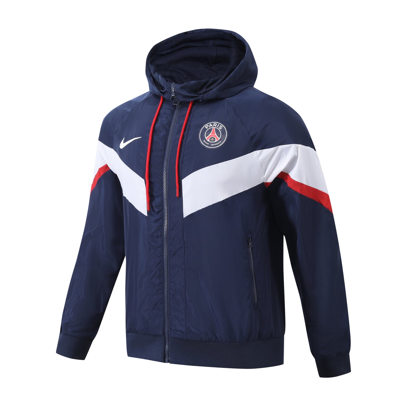 Trench coat Paris Saint-Germain, disponible en tailles S à XXL.