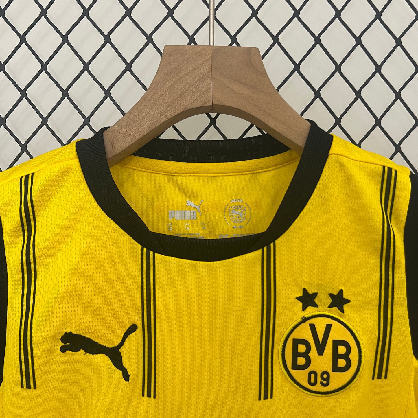 Maillot Domicile Enfant Borussia Dortmund 2024/2025 Taille : 16-28