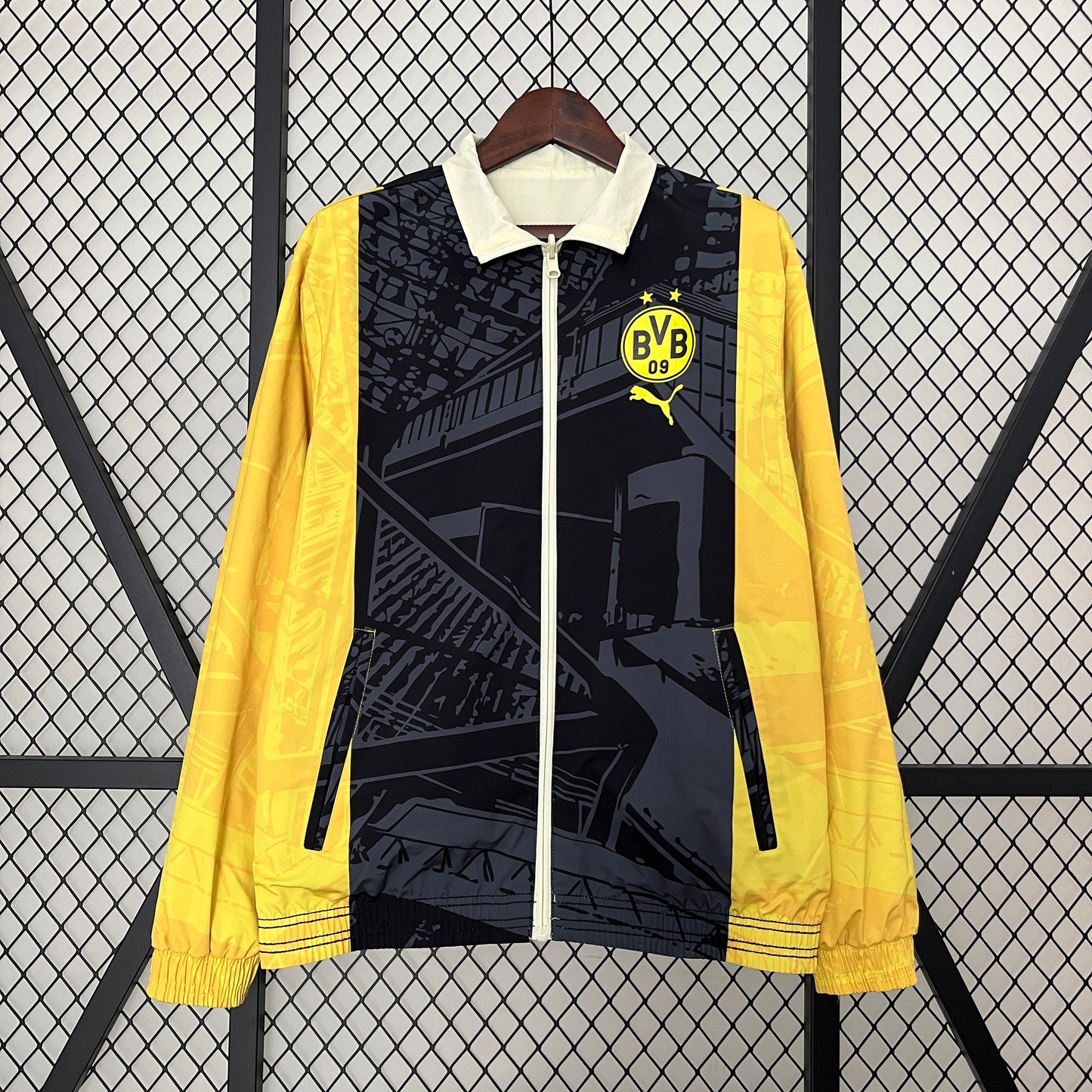 Manteau Trench Réversible Borussia Dortmund 2024/2025