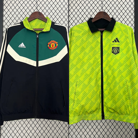 Manteau Trench Réversible Manchester United 2024/2025 S-3XL