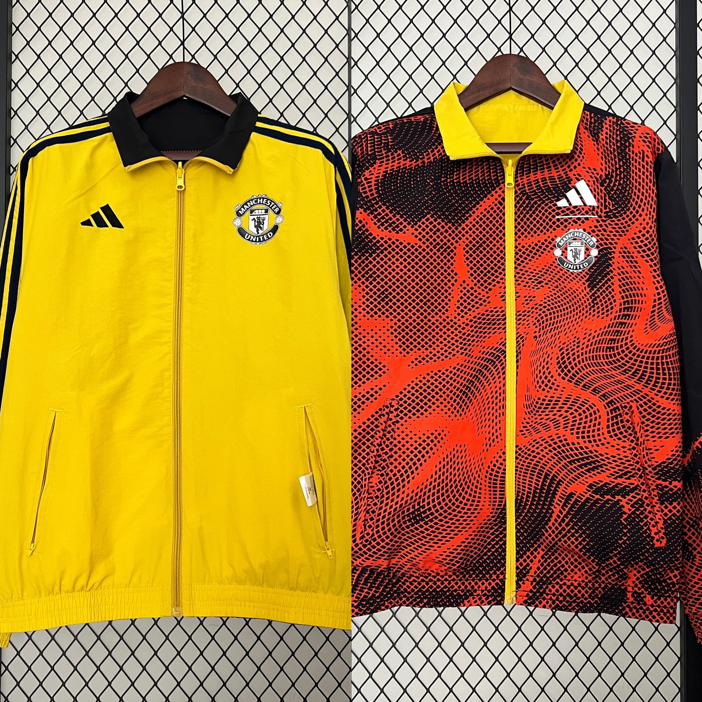 Manteau Trench Manchester United Réversible 2024/2025 S-3XL