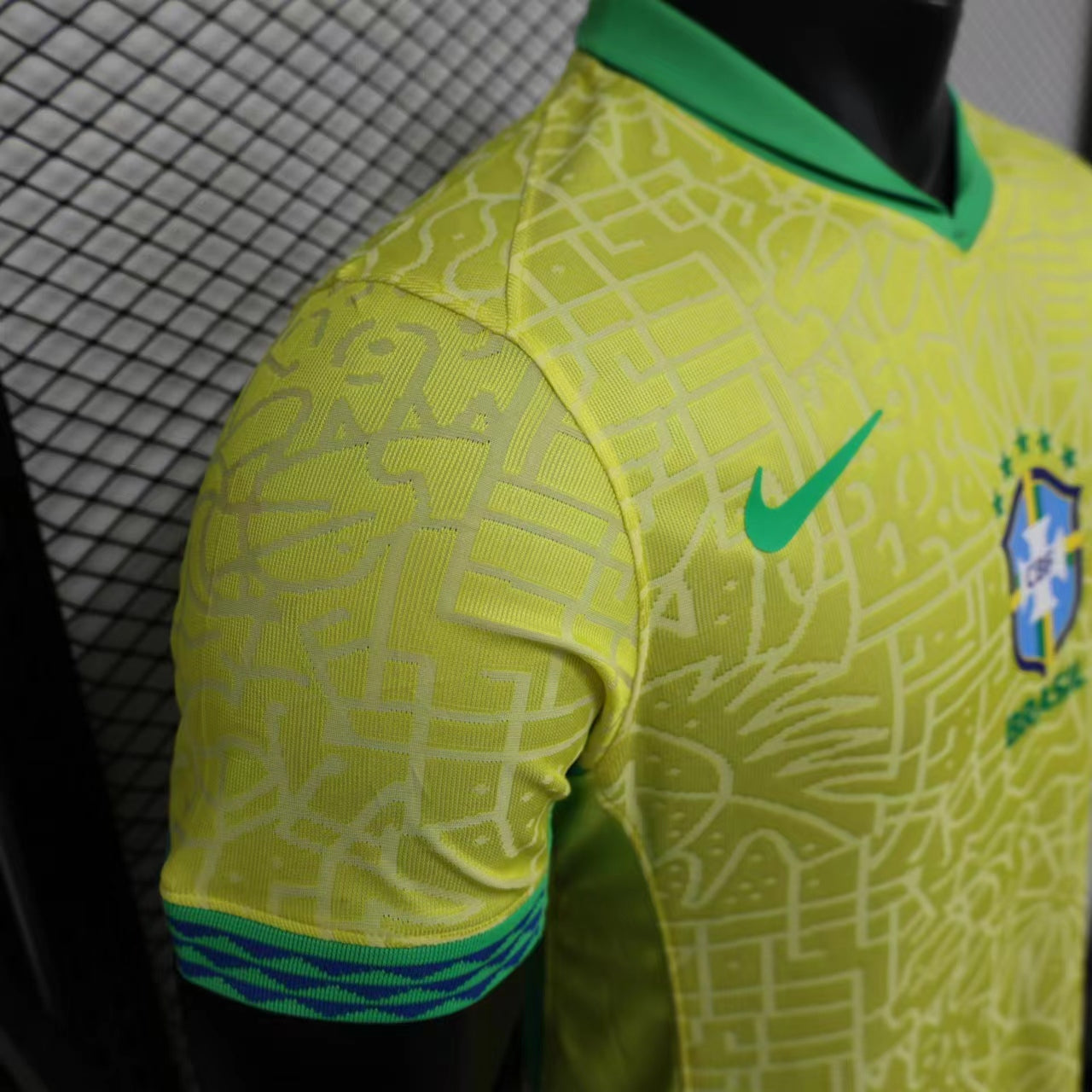 Maillot Domicile Brésil 2023 Version Joueurs S-XXL